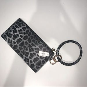 cheetah print wristlet